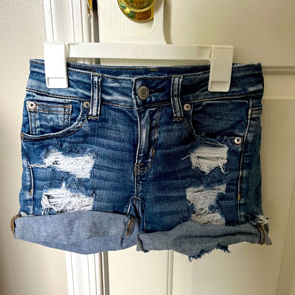 American eagle jean shorts
